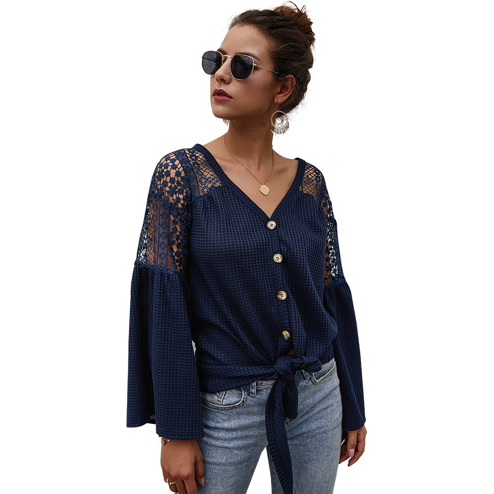 New Products For Autumn And Winter Women's Long-sleeved Sweater Pure Color